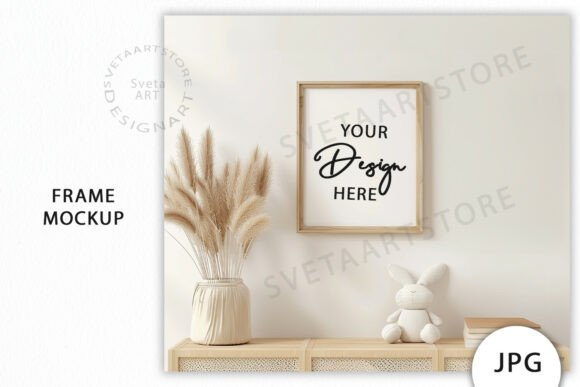 Download Frame Mockup, Baby Room Mockup JPG - Room mockup Collection