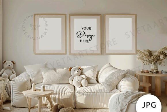 Download Frames Mockup, Baby Room Mockup JPG - Room mockup Collection