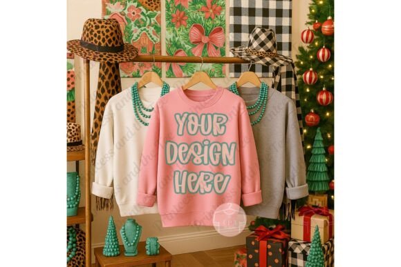 Download Christmas Mockup. Gildan, Comfort Plus - Christmas mockup Collection