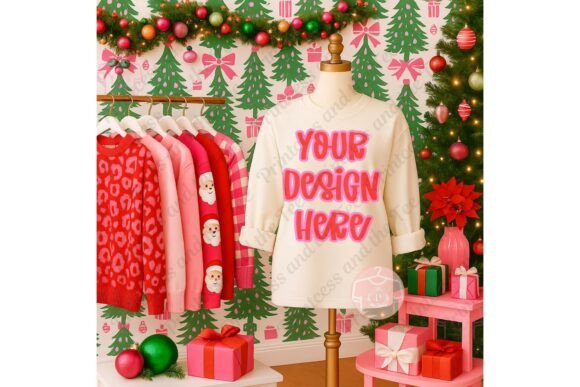 Download Christmas Mockup. Gildan, Comfort Plus - Christmas mockup Collection