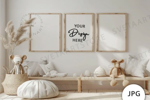 Download Frames Mockup, Baby Room Mockup JPG - Room mockup Collection