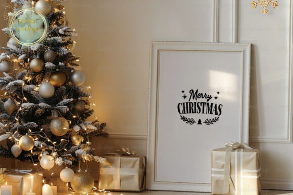 Download Frame Mockup - Christmas Mockup - Christmas mockup Collection