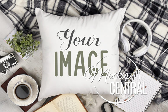 Download Square Living Room Mockup Pillow JPG - Room mockup Collection
