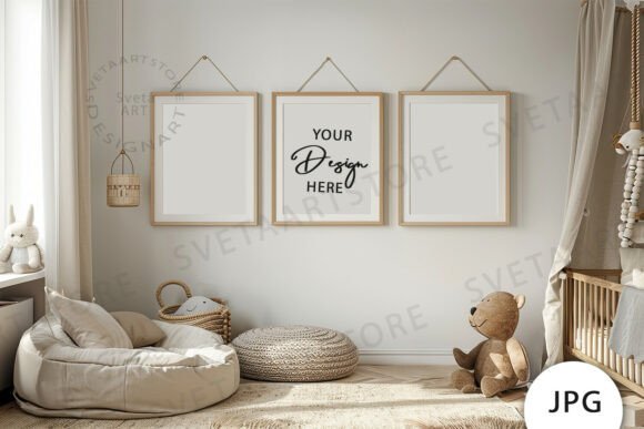 Download Frames Mockup, Baby Room Mockup JPG - Room mockup Collection