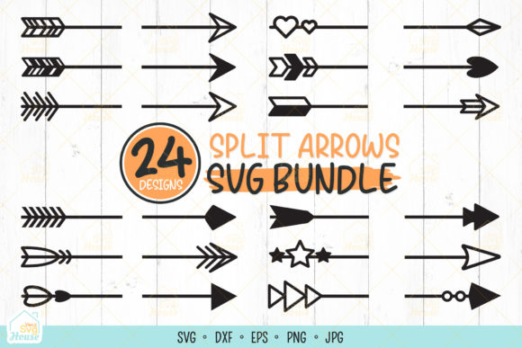 Download Split Arrows Clipart SVG Bundle - Premium Bundle